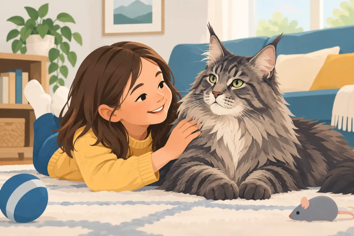 Are Maine Coons Good With Children? A Family Look
