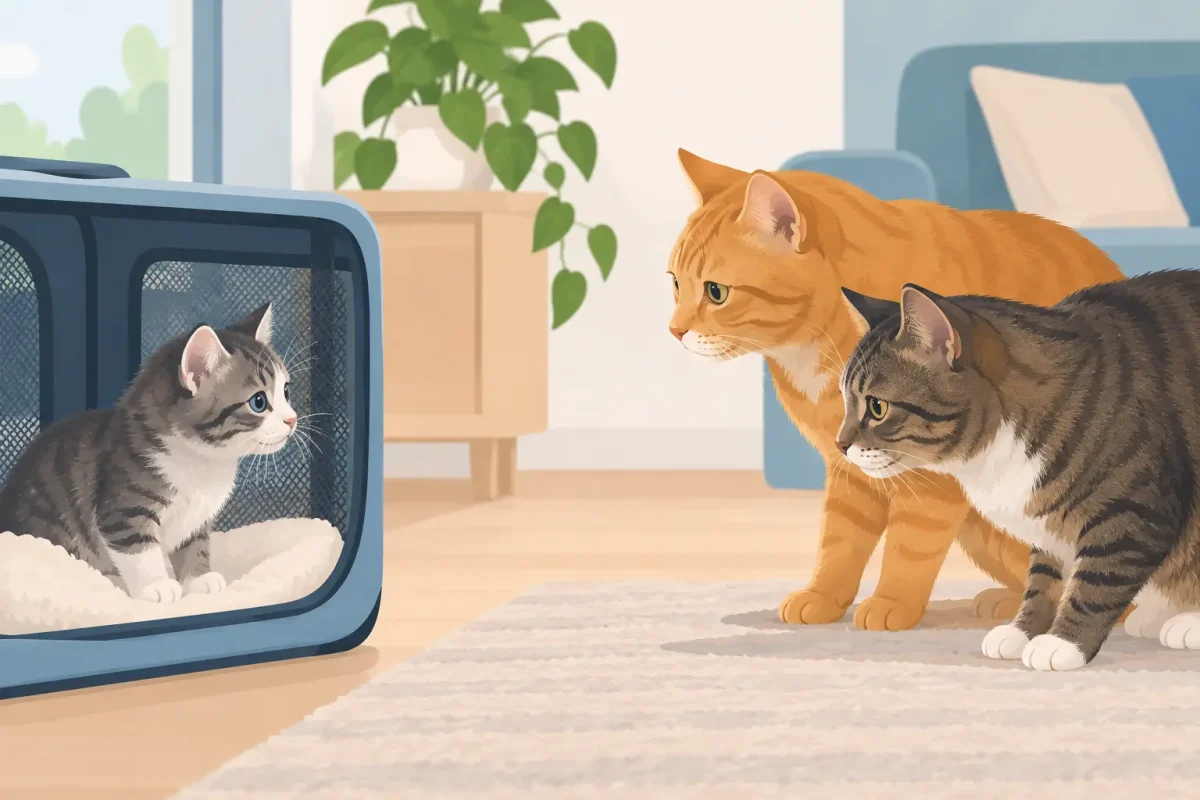 How to Introduce Kitten to Cats Without Rushing