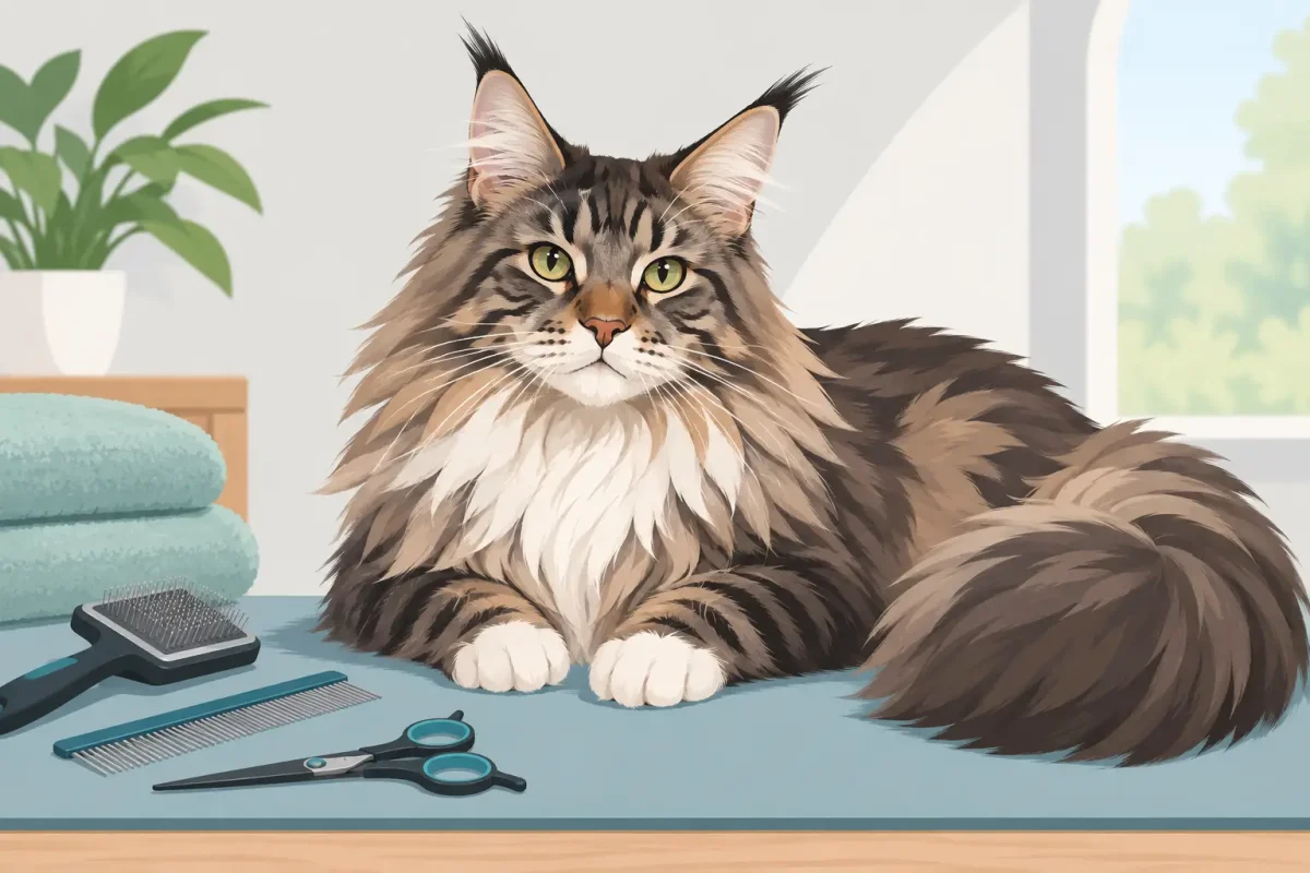 Maine Coon Grooming for a Healthy, Happy Coat