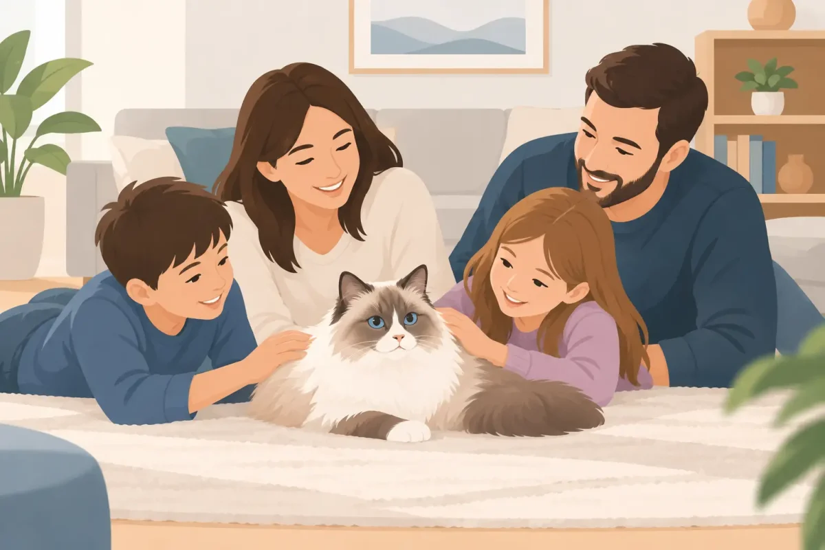 Ragdoll Cat Temperament for Family Life